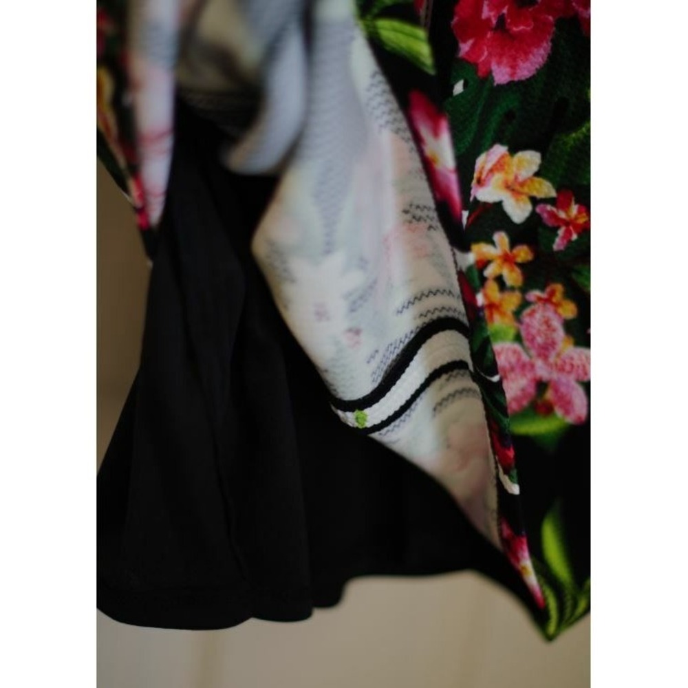 NEW‎ Melrose Keyhole Knee length Short Woman's Dress sz 14 Tropical Cruise Party - Picture 6 of 6